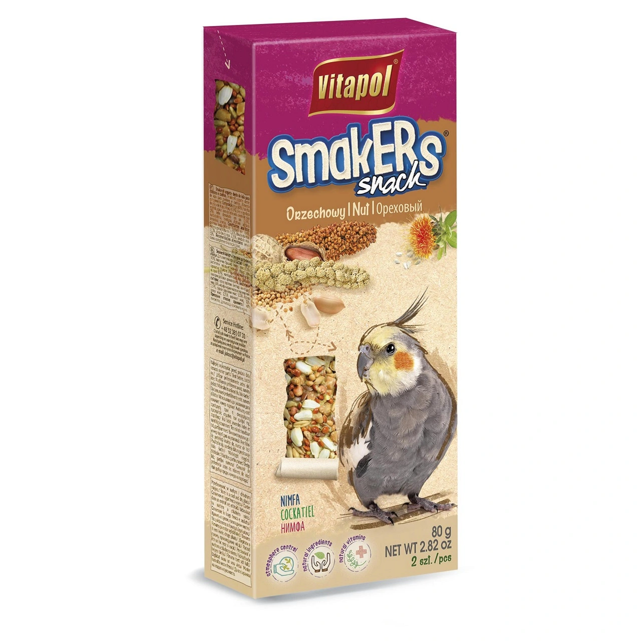 Vitapol smakers parakit nødder 90 g